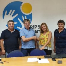 Assinatura parceria entre a URIPSS Algarve e a Nutricionista Adriana Sales